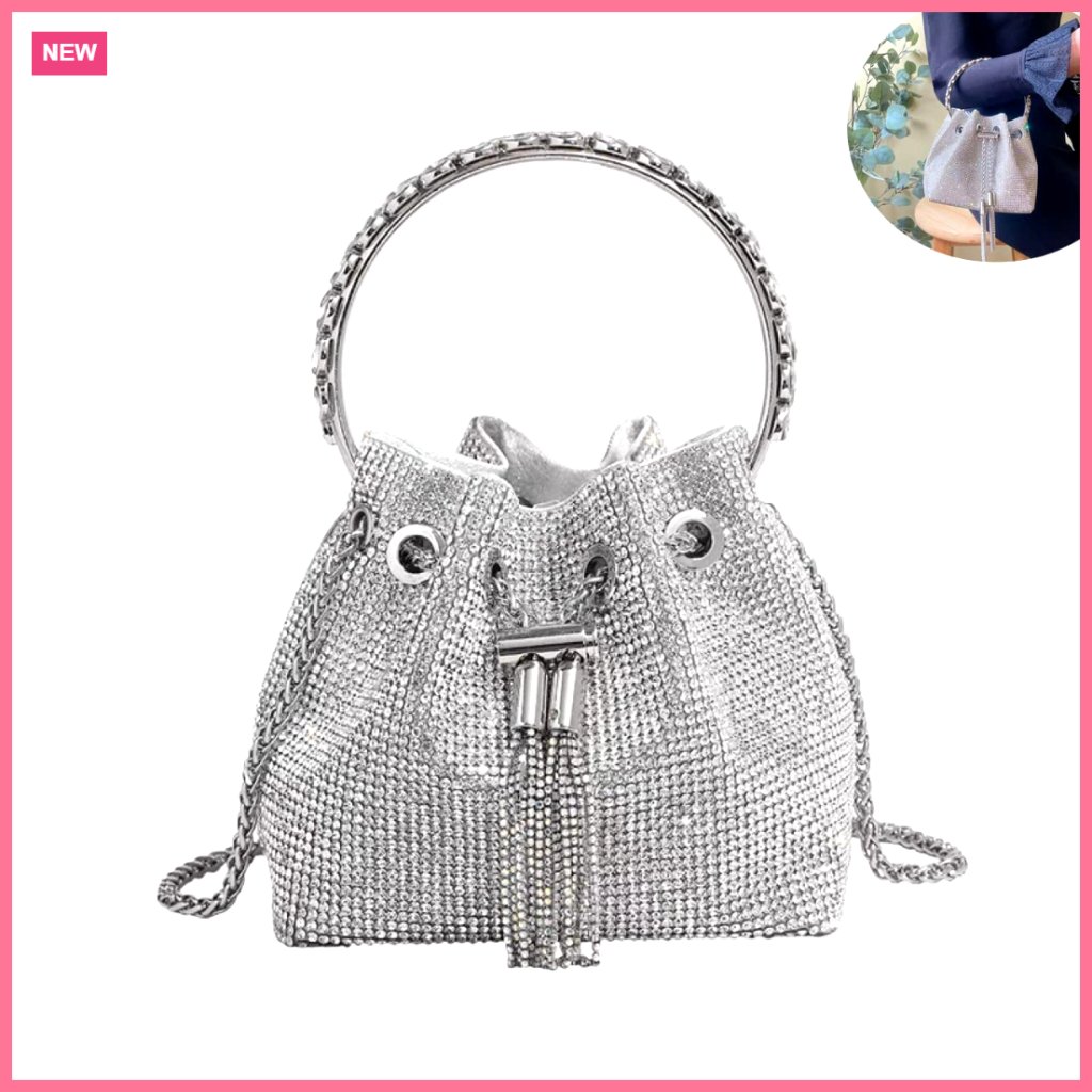 Sparkling Rhinestone Evening Clutch Crossbody Bag Wedding Prom Party